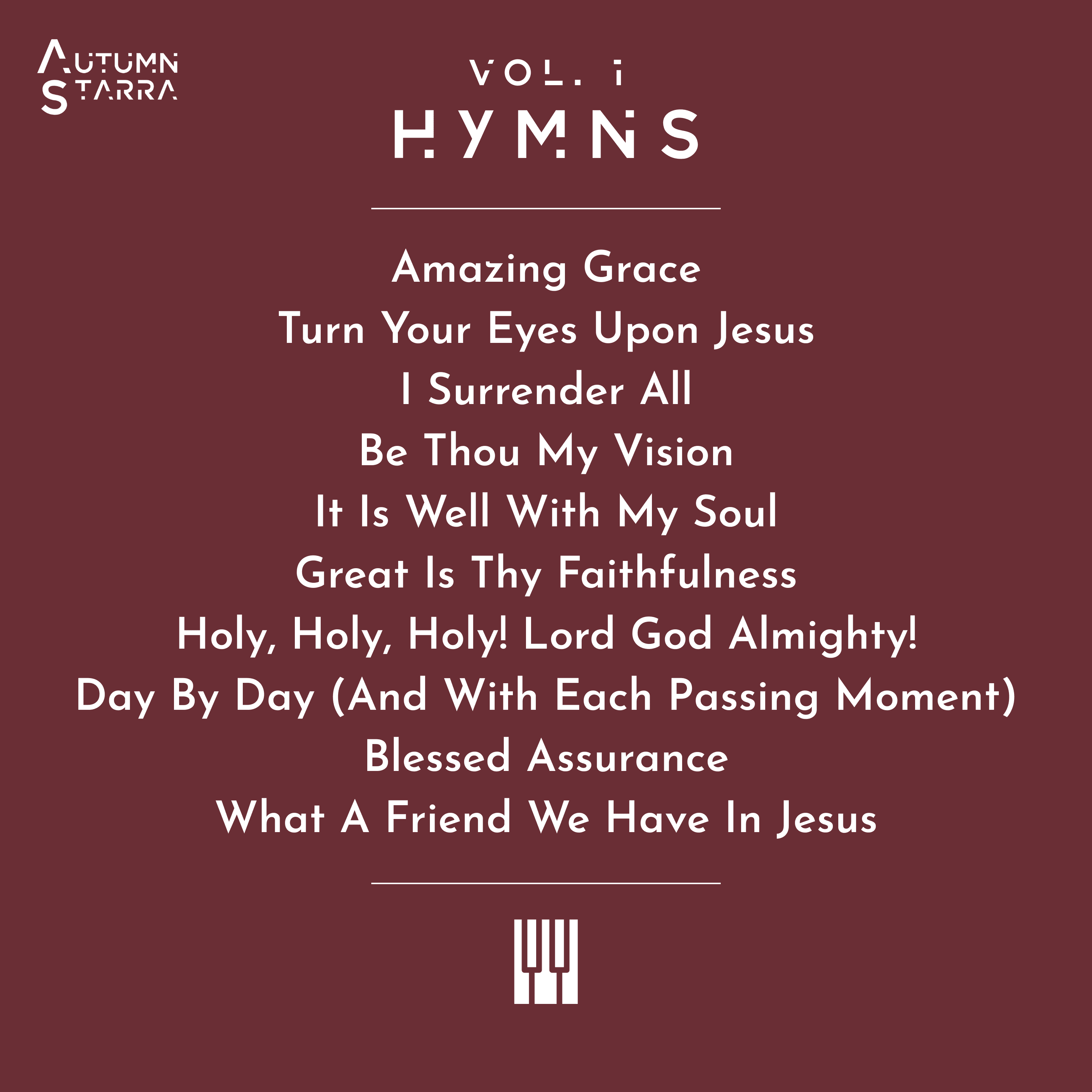 HYMNS_VOL 1_TRACKLIST_SMALL